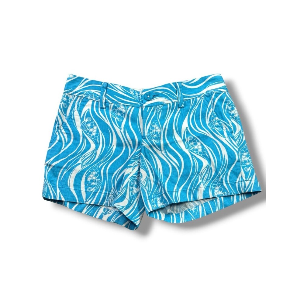 Lilly Pulitzer "Joe Fish" Callahan Shorts Size 2 Coastal Resort Vacation